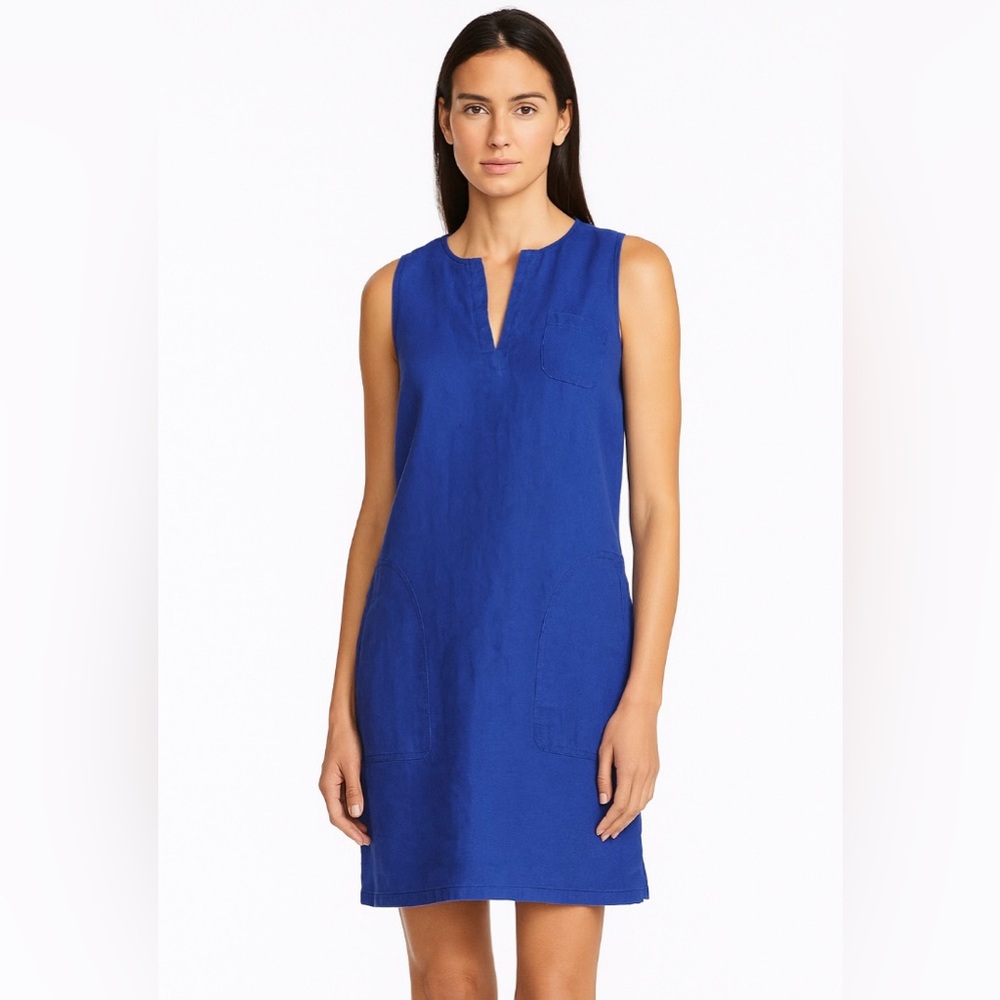 Tommy Bahama Blue Sleeveless Dress